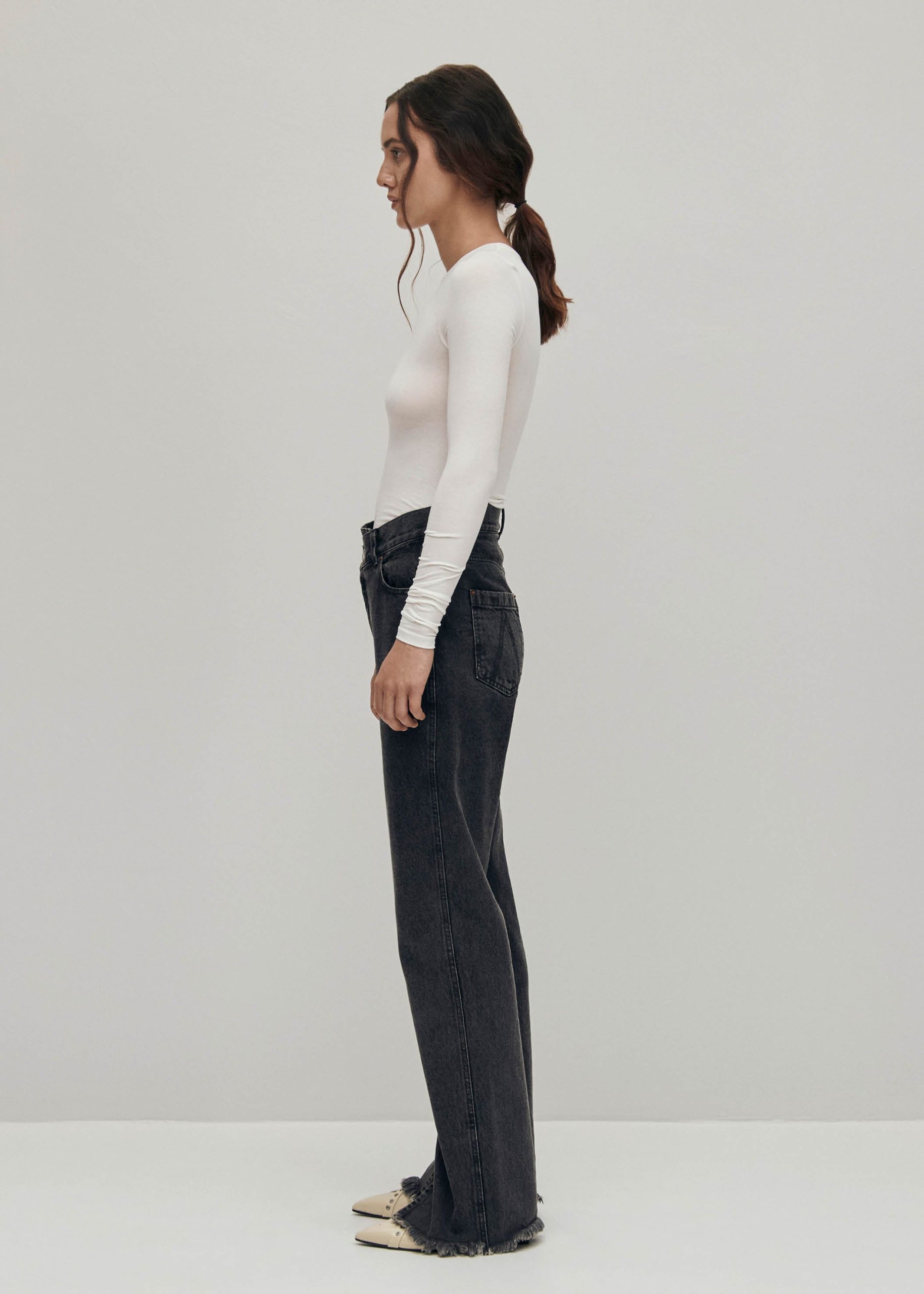 Kansas Black Denim Pants - Image 5