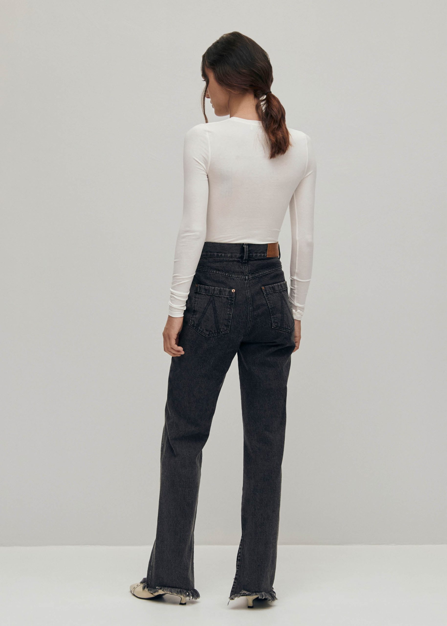 Kansas Black Denim Pants - Image 2