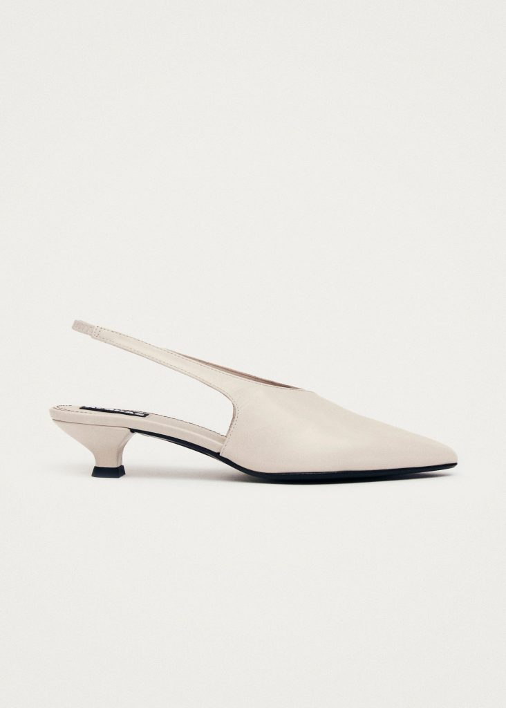 Eros Cream Leather Pumps