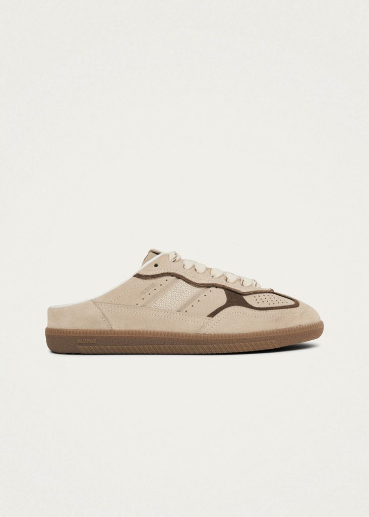 Tb.490 Mule Cream Leather Sneakers