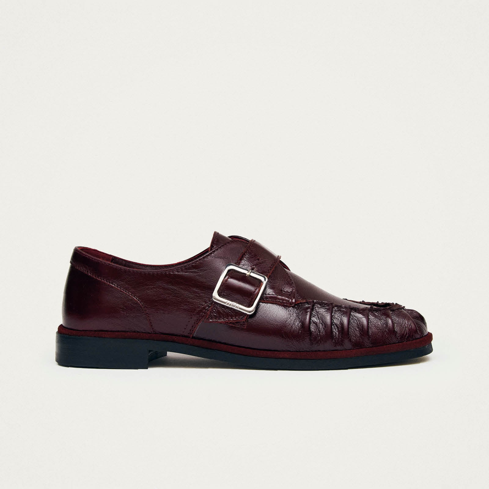 Brandy Burgundy Leather Loafers - Image 3