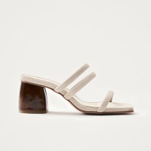 Indiana Stone Beige Leather Sandals