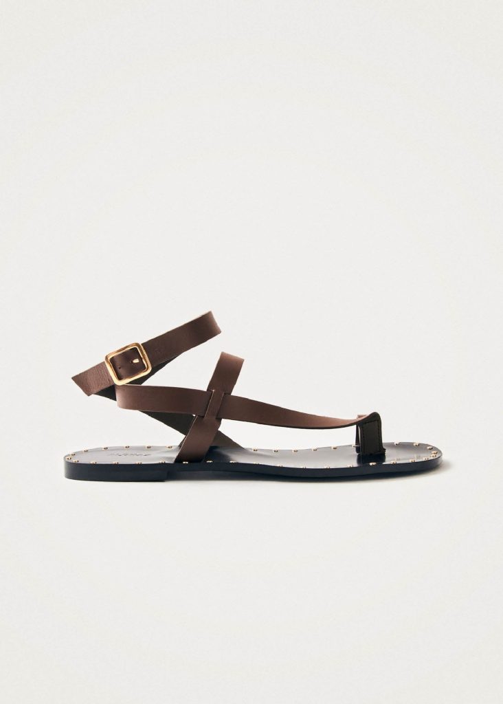Tallula Brown Leather Sandals