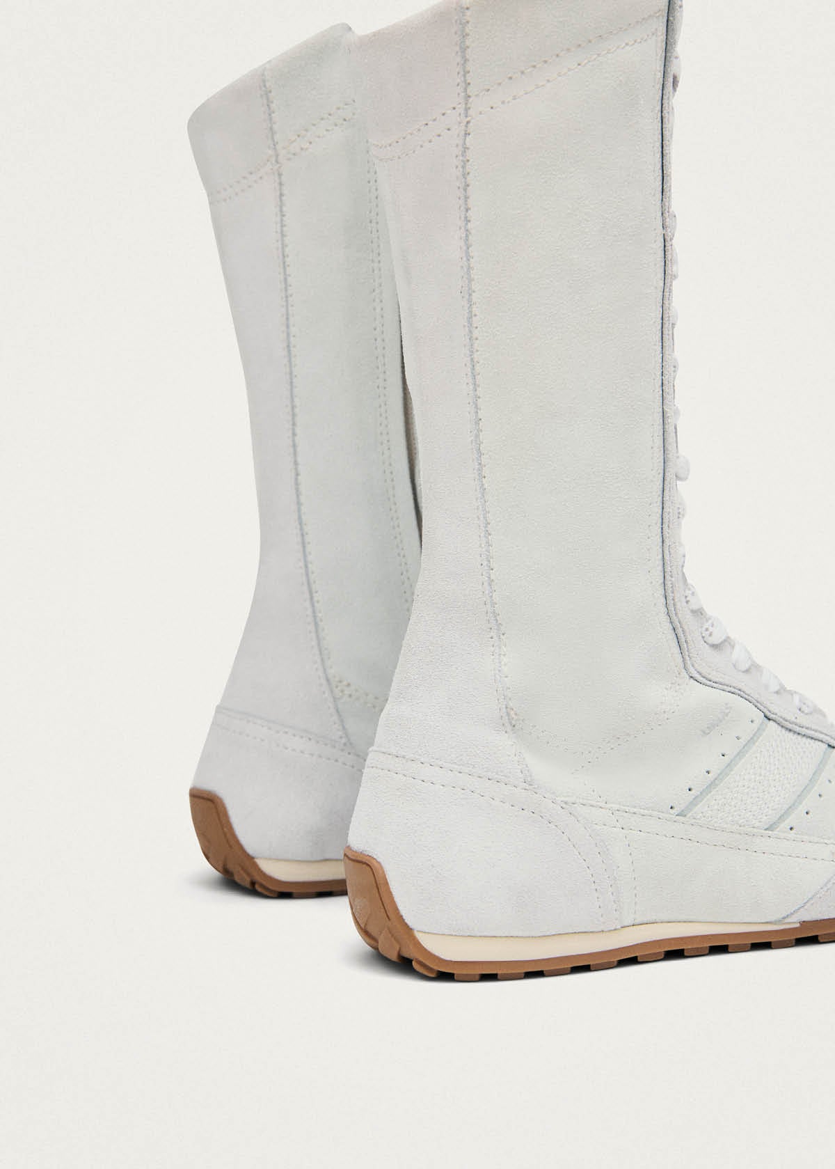 Tb.17 Suede White Leather Sneakers - Image 7