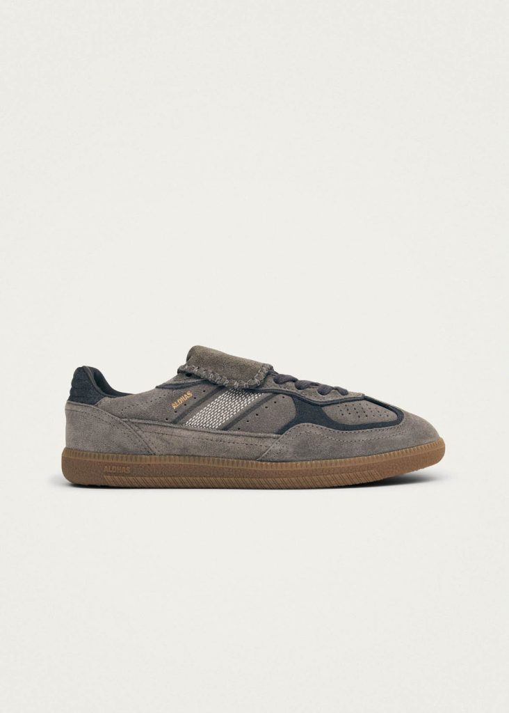 Tb.490 Club Suede Dark Grey Leather Sneakers