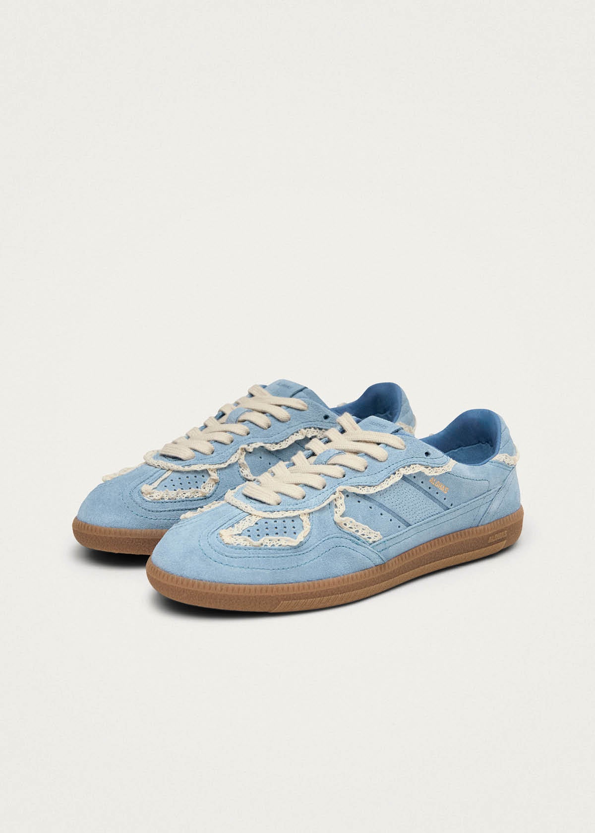 Tb.490 Crochet Blue Leather Sneakers - Image 2
