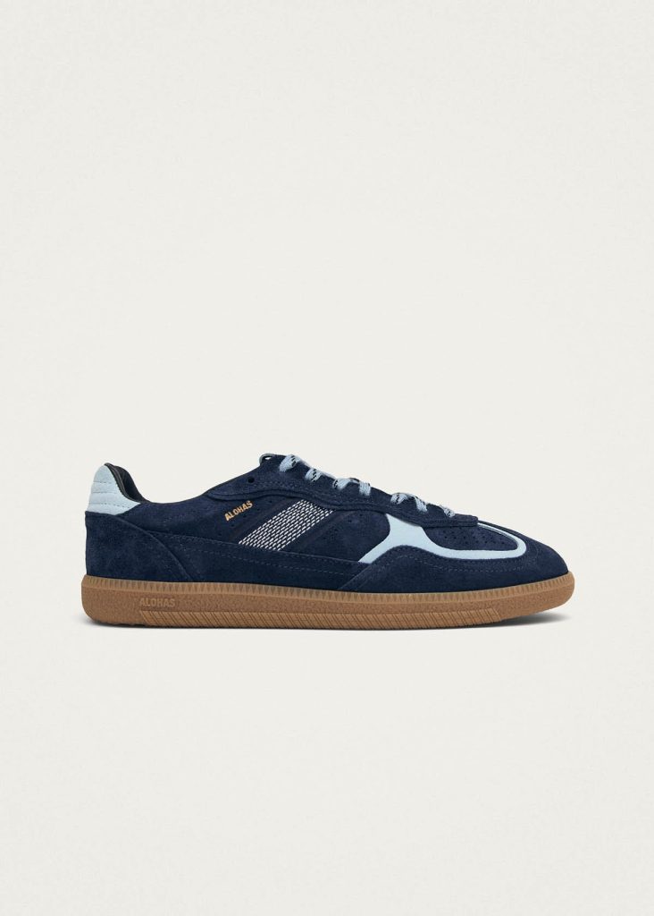 Tb.490 Rife Blue Tones Leather Sneakers